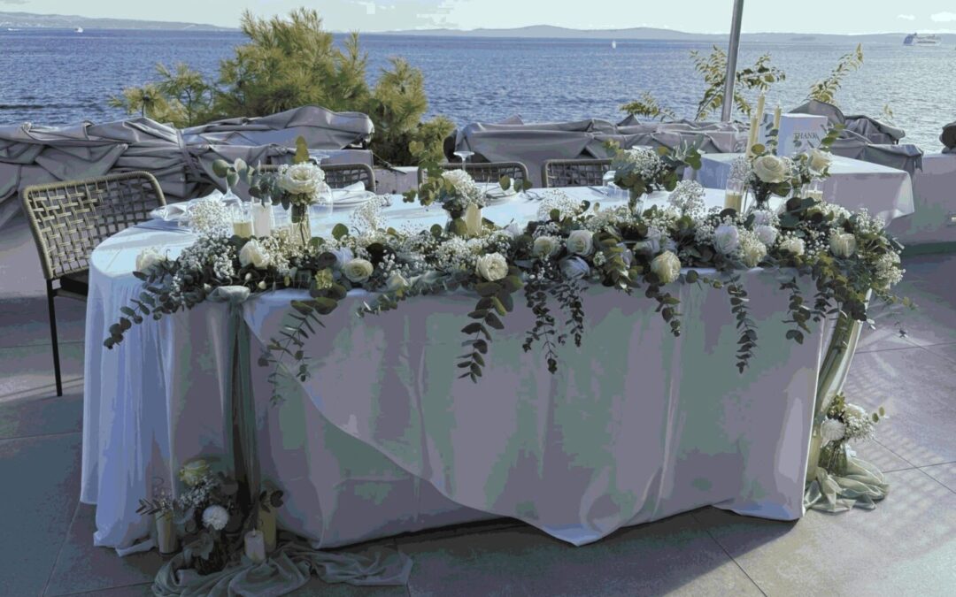 Aranžerska sekcija u restoranu Adriatic Grašo